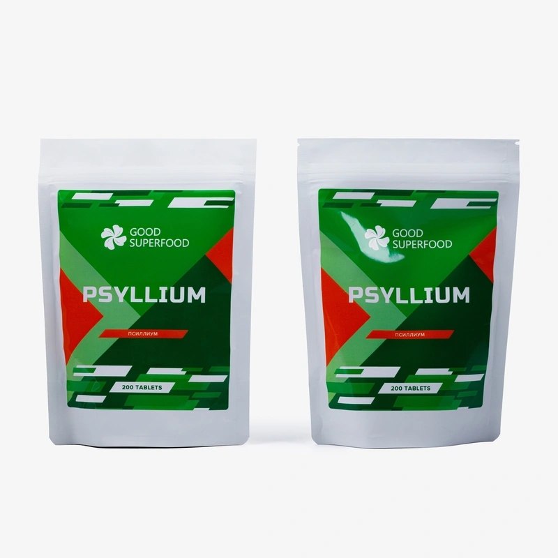Таблетки "Псиллиум" Good Superfood, 2 упаковки