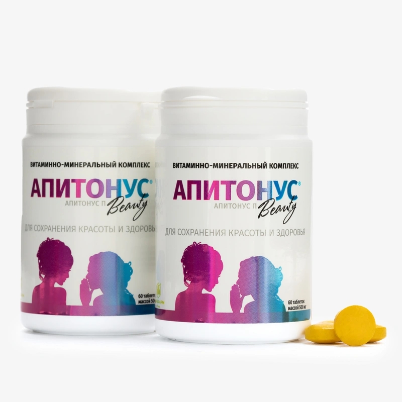 Таблетки Апитонус, 2 упаковки