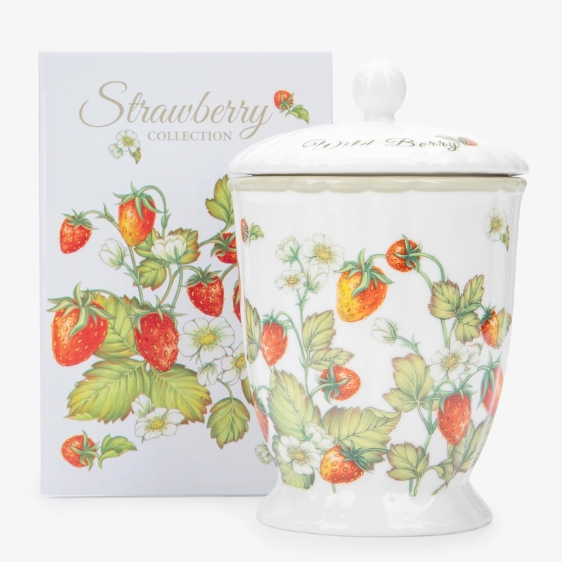 Банка с крышкой Strawberry
