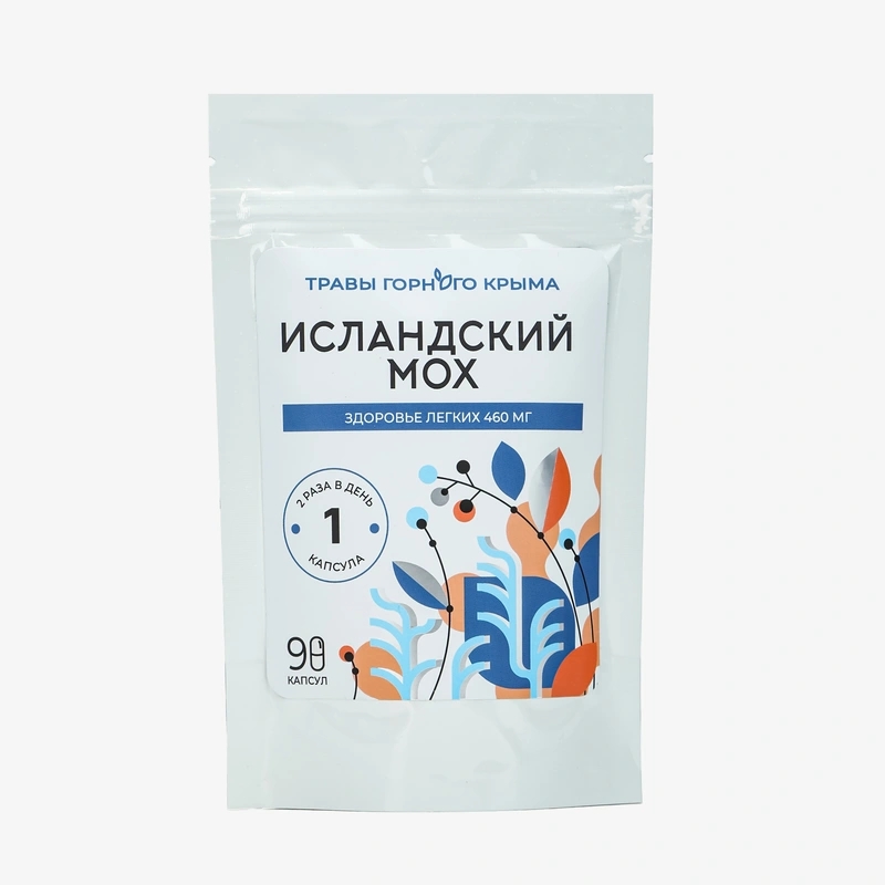 Капсулы Исландский мох, 90 шт, 1 упаковка