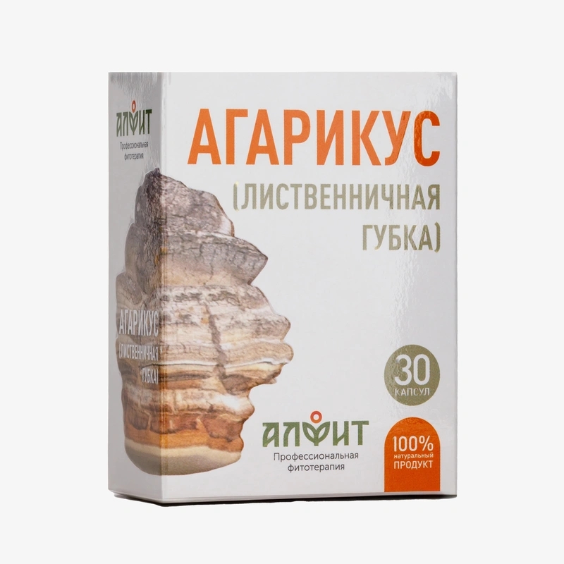 Капсулы Агарикус 30 шт по 500 мг, 1 упаковка