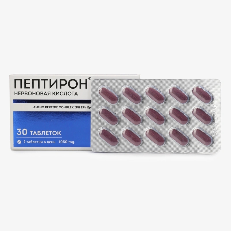 Таблетки "Пептирон", 30 шт
