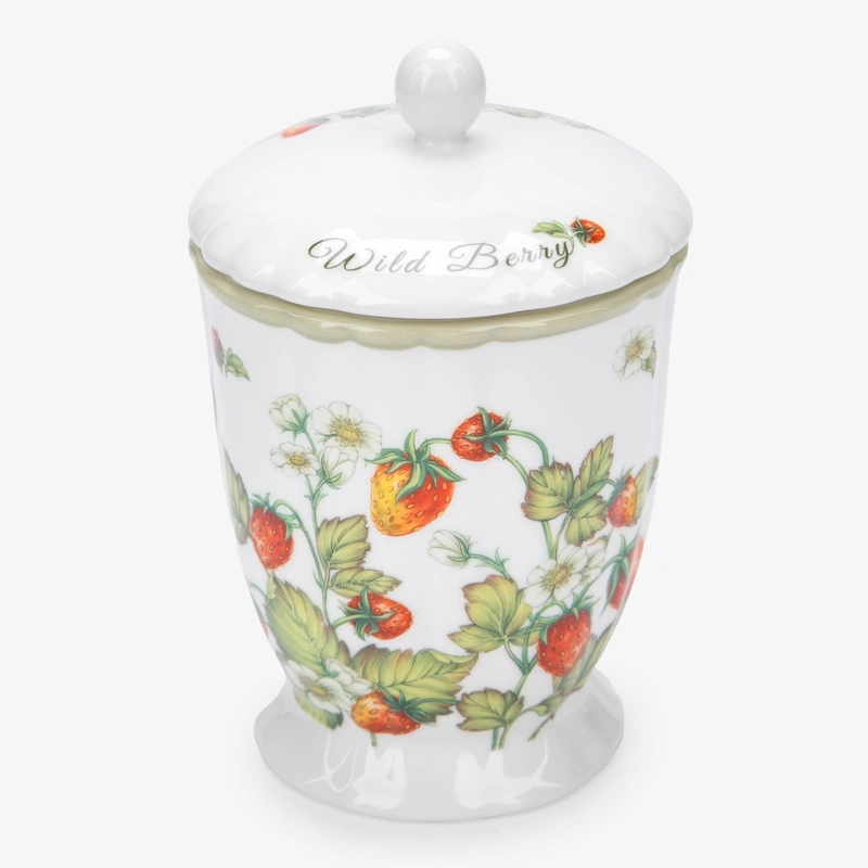 Банка с крышкой Strawberry