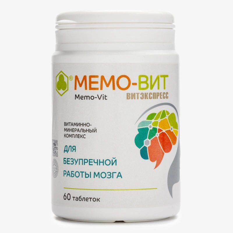 Таблетки Мемо-вит, 1 упаковка