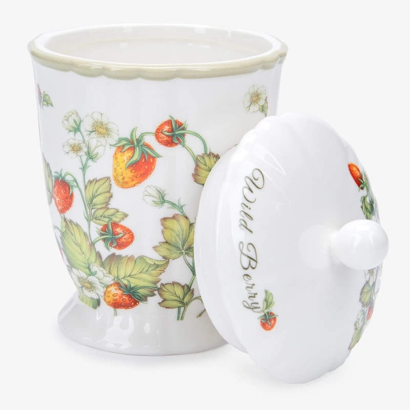 Банка с крышкой Strawberry
