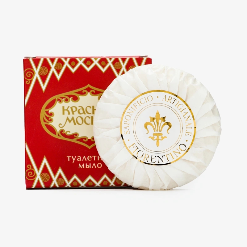 Мыло туалетное Красная Москва, 100 гр., 1 уп