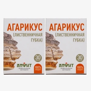 Капсулы Агарикус 30 шт по 500 мг, 2 упаковки