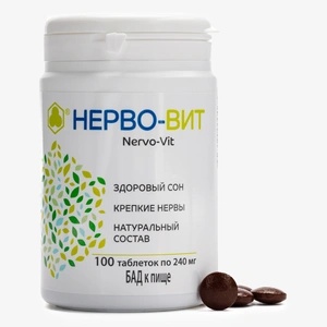Нерво-вит для снижения нервного напряжения, улучшения сна и восстановления психоэмоционального равновесия, 1 упаковка