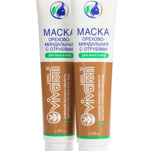 Маска для лица с отрубями, 2 упаковки