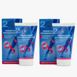 Гель тонизирующий охлаждающий для ног, 150 мл, 2 упаковки