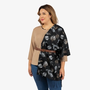 Шарф-палантин Листок