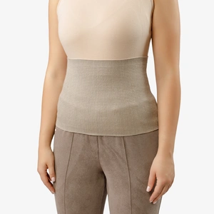 Пояс согревающий Зима-Лето, цвет серо-молочный