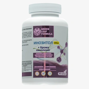 Капсулы Инозитол 1000 мг + Хрома пиколинат, 90 шт