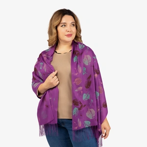 Шарф-палантин Листок