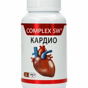 Капсулы Кардио для поддержки и укрепления сердечно-сосудистой системы, 1 упаковка