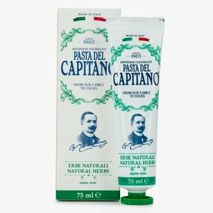 Паста Capitano Натуральные Травы PASTA DEL CAPITANO, 75 мл, 1 упаковка
