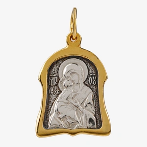 Подвеска-икона Владимирская Божья Матерь