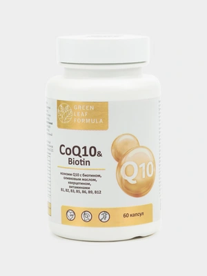 CoQ10 и биотин для защиты организма от окислительного стресса и старения, поддержания здоровья сердца и сосудов, 1 упаковка