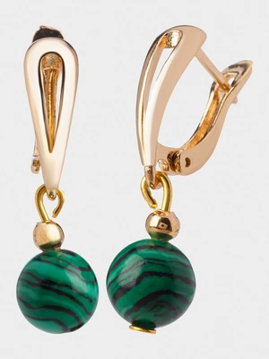 Серьги Малахит