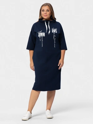 Трикотажное платье из футера