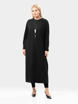 Удлиненная накидка в форме платья