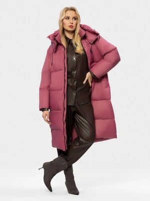 Пуховик длинный