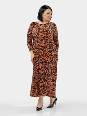 Платье из вискозного трикотажа