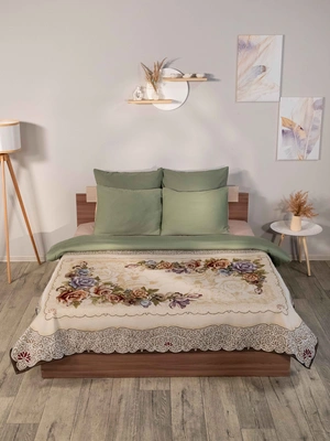 Накидка гобелен Цветы