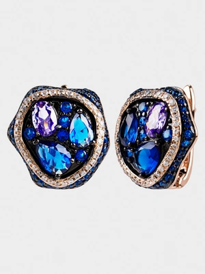 Серьги Самородки