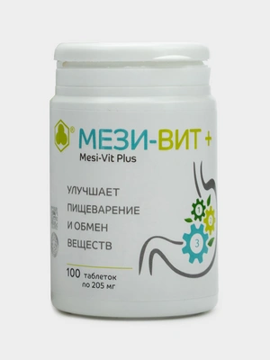 Таблетки Мези-Вит Плюс, 1 упаковка