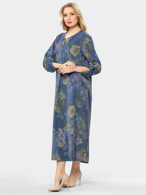 Платье c принтом цветок