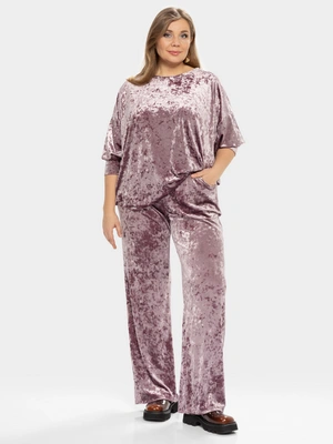 Костюм мраморный велюр