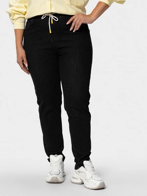 Джинсы с контрастным отворотом