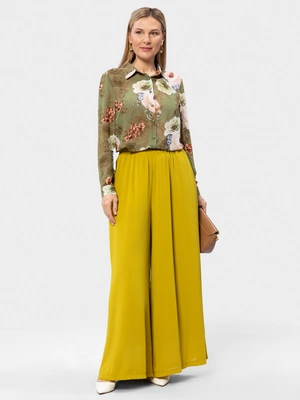 Блуза с цветочным принтом из шифона