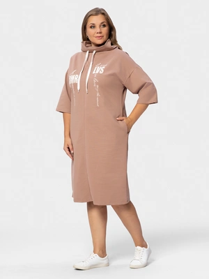 Трикотажное платье из футера