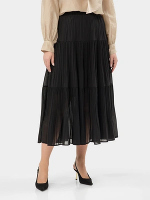 Юбка жатая в стиле пэчворк