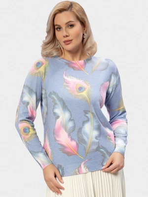 Джемпер тонкий со стразами