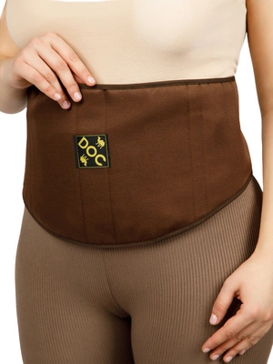 Пояс-корсет согревающий из верблюжьей шерсти с шунгитовыми вставками