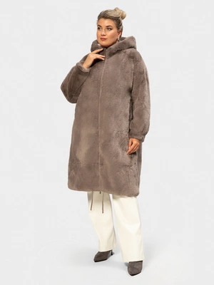 Шуба длинная