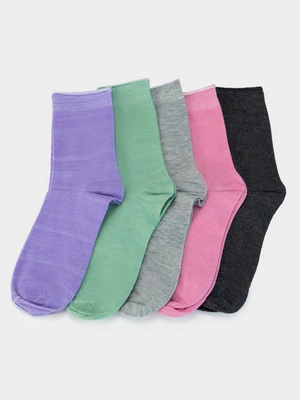 Набор носков с облегченной резинкой 5 пар (кросс)