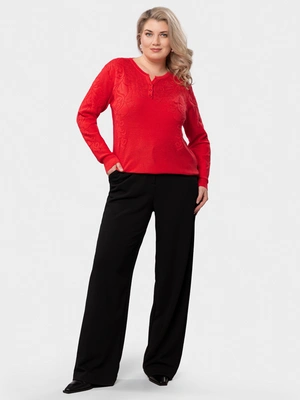 Джемпер поло на пуговицах