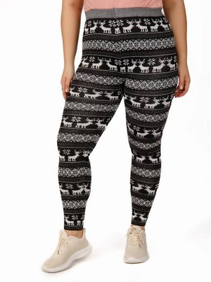 Леггинсы рисунок олени
