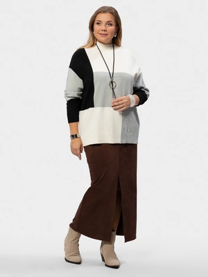 Джемпер колор-блок