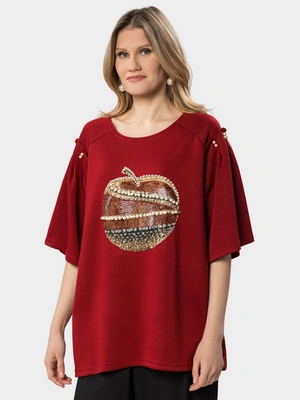 Трикотажная блуза