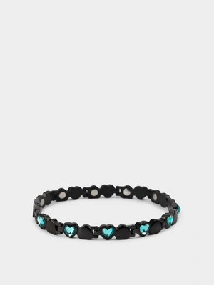 Браслет стальной с магнитными вставками Мальвина