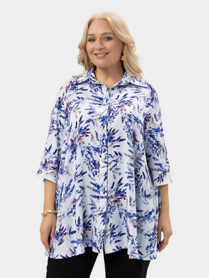 Блуза с отложным воротником