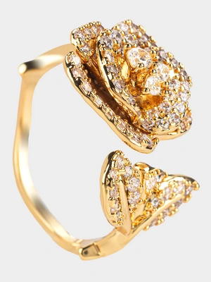 Кольцо Роза безразмерное