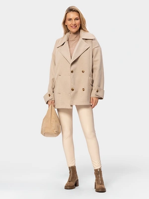 Брюки зауженные из экокожи