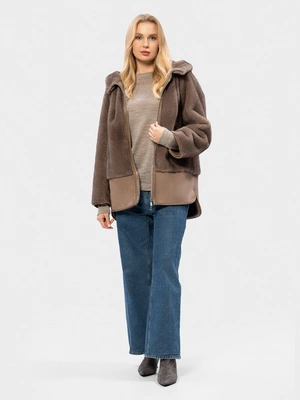 Двухсторонняя меховая дубленка