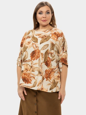 Блуза женская цветочный принт